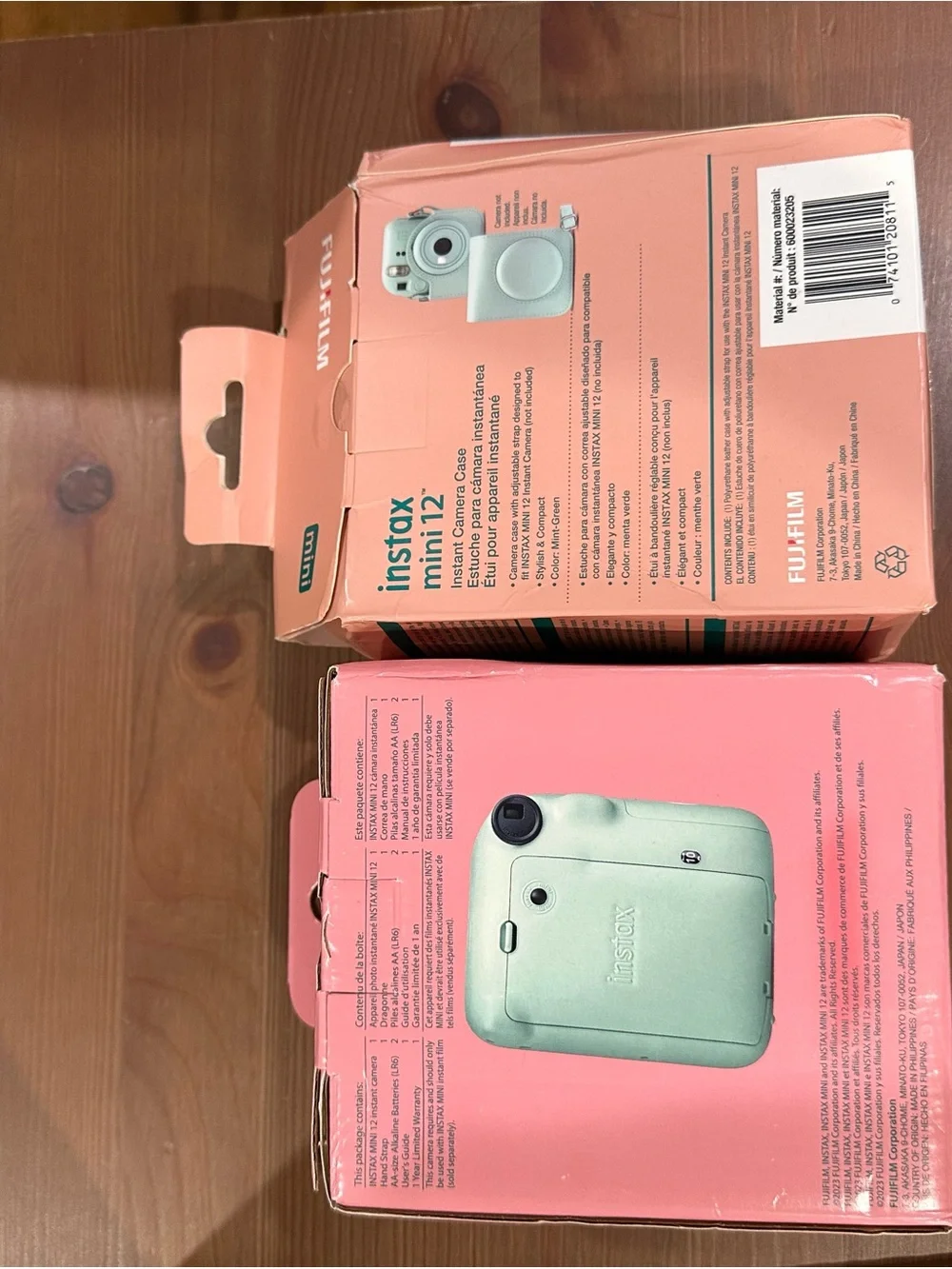Fujifilm Instax Mini 12 Mint Green Instant Camera with Matching Mint Case